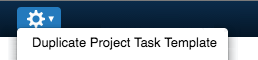 Duplicate Project Task Template